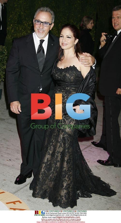 Emilio and Gloria Estefan at 2007 Vanity Fair Oscar Party
