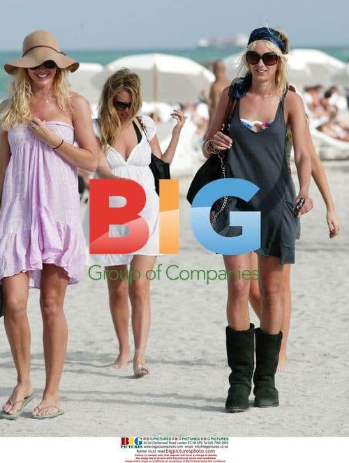 Kimberly Stewart Hangs Out on Miami Beach