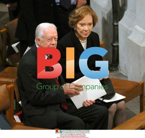 Jimmy and Rosalynn Carter at Gerald Ford's Funeral