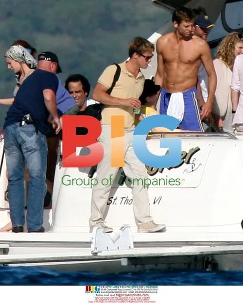 Brad Pitt Enjoys High Seas Adventure in Virgin Islands