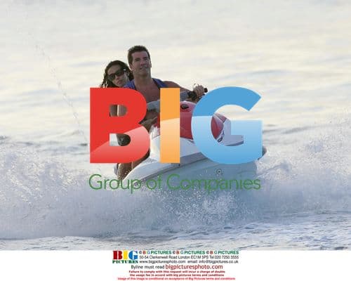 Simon Cowell, Terry Seymour, Philip Green Enjoy Caribbean Holiday