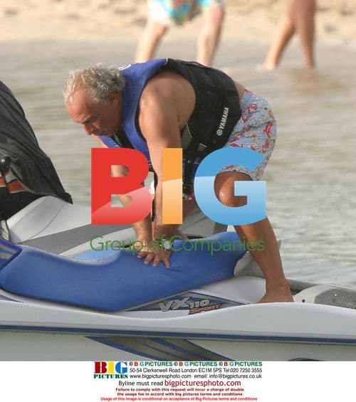 Simon Cowell and Terry Seymour on Caribbean Vacation