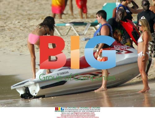 Simon Cowell and Friends on Caribbean Vacation