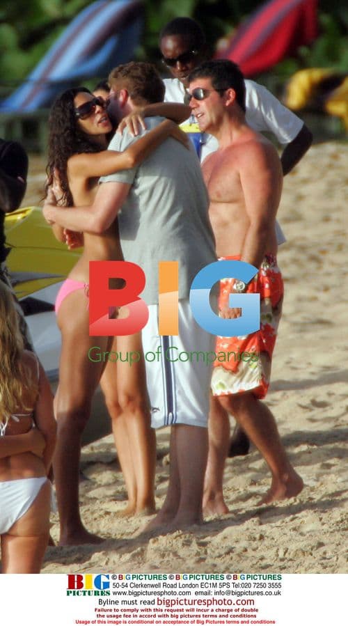 Simon Cowell and Terry Seymour on Caribbean Holiday