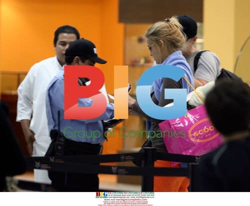 Leonardo DiCaprio and Bar Refaeli Leaving Airport