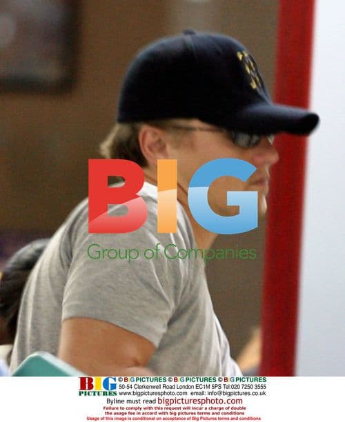 Leonardo DiCaprio and Bar Refaeli at Los Cabos Airport