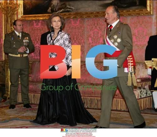 King Juan Carlos I at Military Christmas Celebration