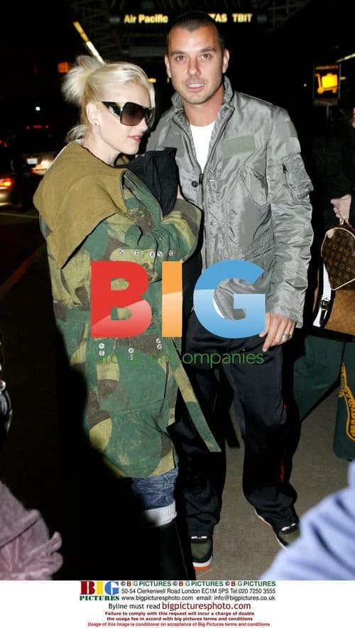 Gwen Stefani and Family at LAX
