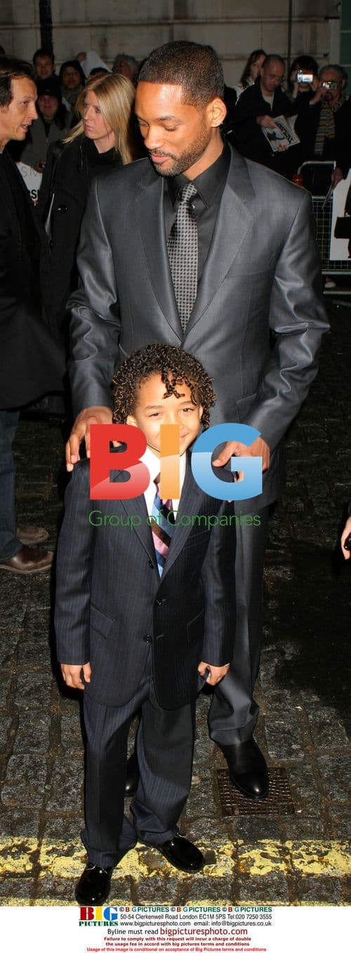 Will Smith and Jaden Smith at 'The Pursuit of Happyness' Premiere