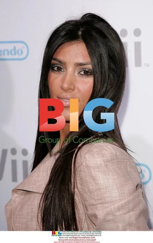 Kim Kardashian at Nintendo Party