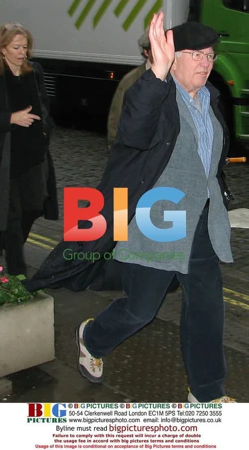 Albert Finney in Knightsbridge, London