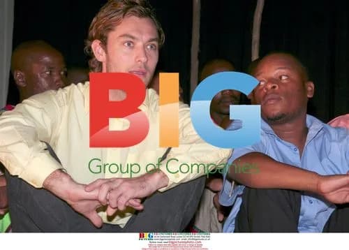 Jude Law and Sadie Frost Visit South Africa