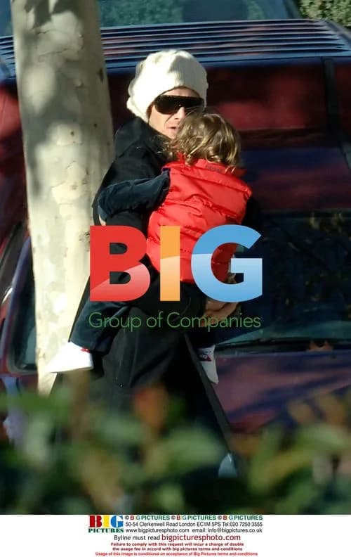 David Beckham Picks Up Kids From School
