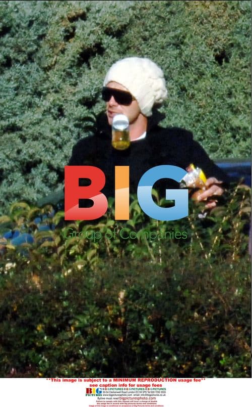 David Beckham Picks Up Children From School