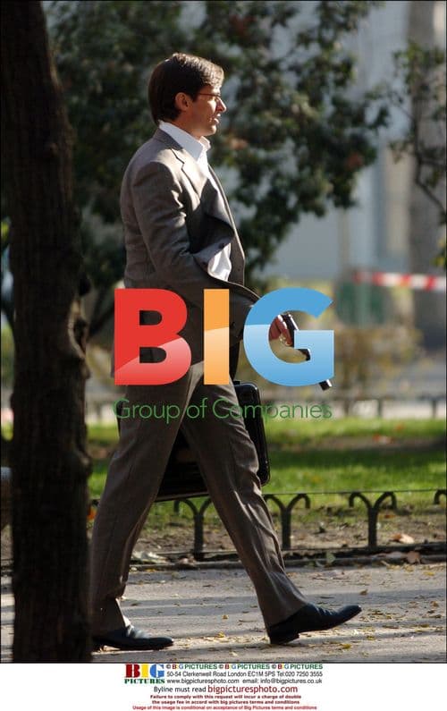 Actors Hugh Jackman, Ewan Mcgregor and Michelle Williams on set in Madrid