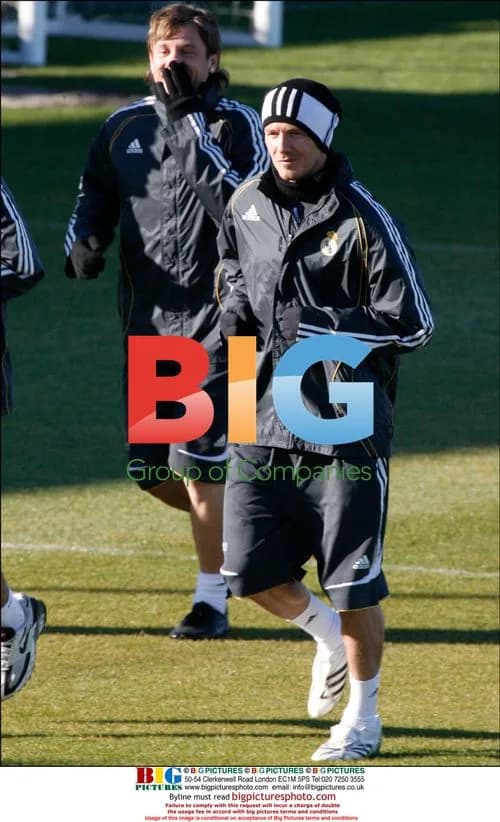 David Beckham Training After Real Madrid Break Up