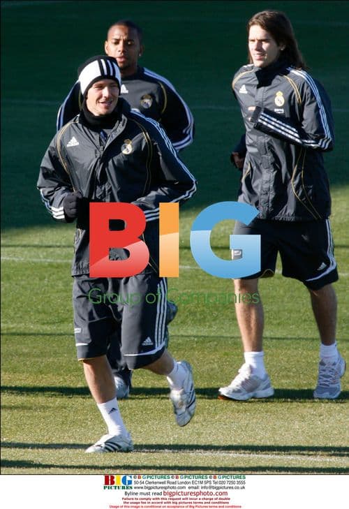 David Beckham's First Training After Real Madrid Split