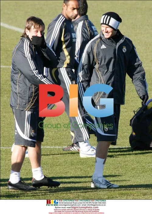 David Beckham Training After Real Madrid Split
