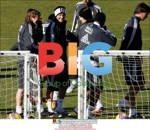 David Beckham Training After Real Madrid Split