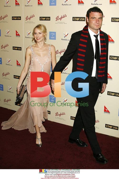 Naomi Watts and Liev Schreiber at 2007 Australia Week Gala