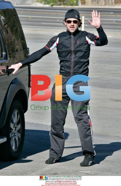 Patrick Dempsey Celebrates 41st Birthday Cycling