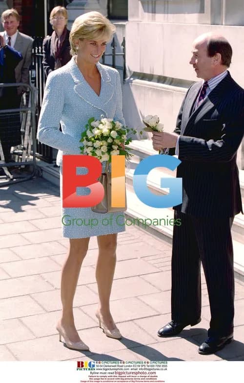 Diana, Princess of Wales Accepting Flowers