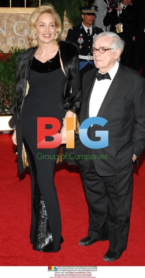 Sharon Stone and Dominick Dunne at Golden Globes