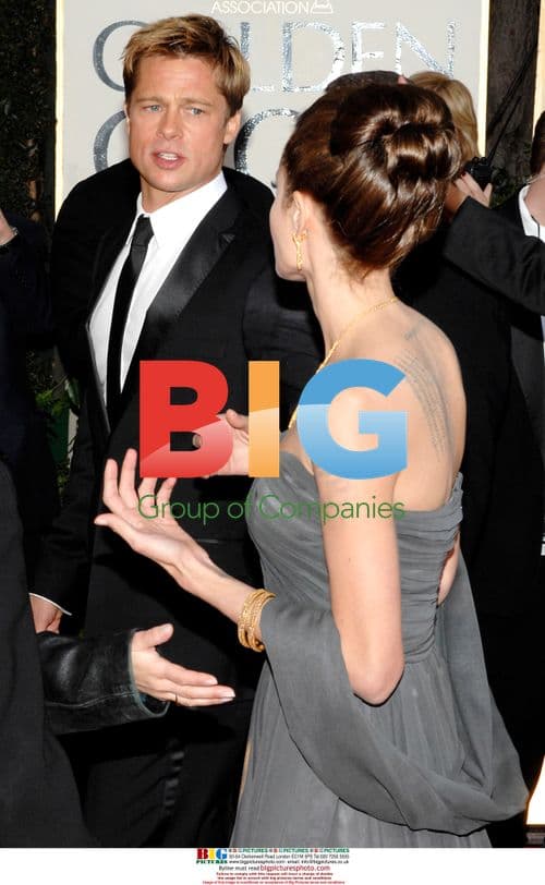 Brad Pitt and Angelina Jolie at Golden Globes