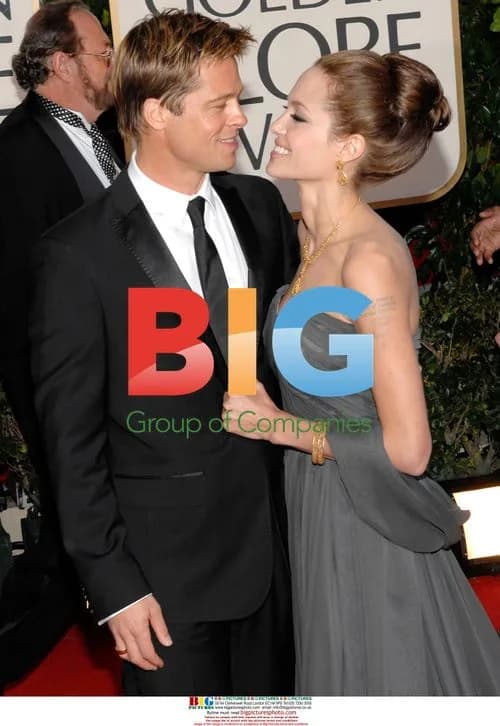 Brad Pitt and Angelina Jolie at 64th Golden Globes