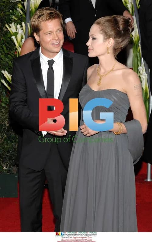 Brad Pitt and Angelina Jolie at Golden Globes