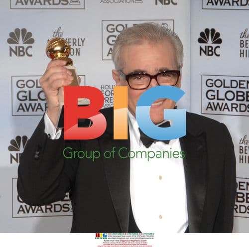 Martin Scorsese with Golden Globe