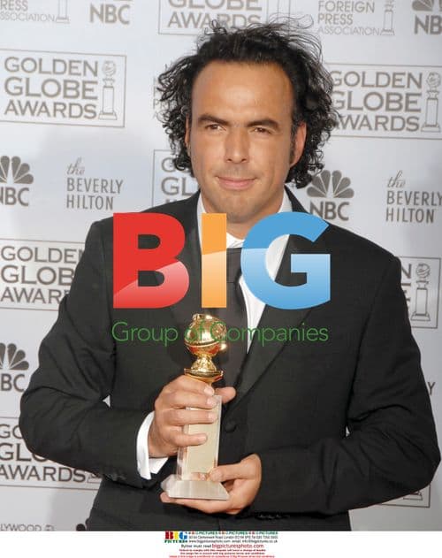 Alejandro Gonzalez Backstage at Golden Globes