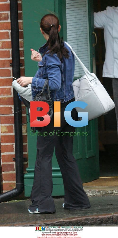 Kirsty Gallacher with newborn son Oscar