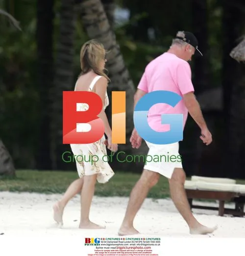 Mark Thatcher and Lady Jane Francis-Russell in Mauritius