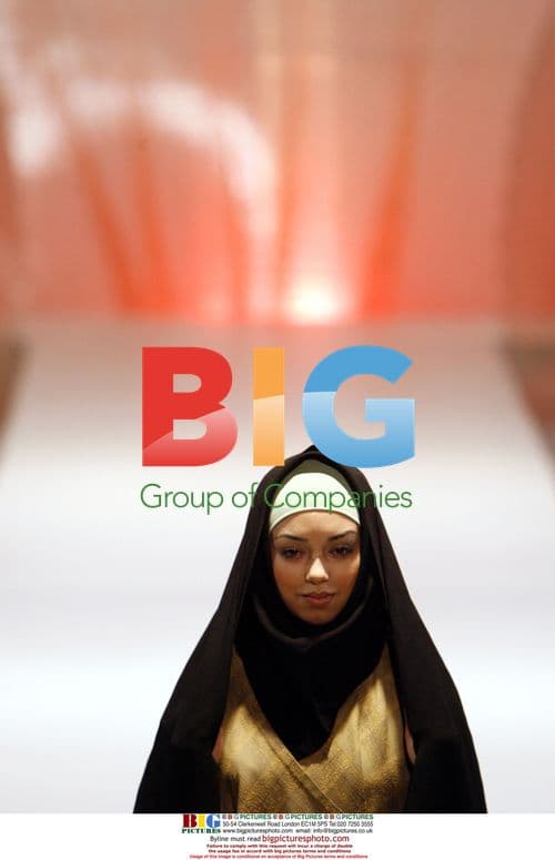 Iranian Model at Islamic Fashion Show in Tehran