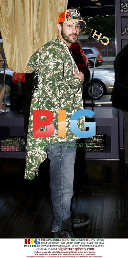 Isaac Cohen Gets VIP Treatment at Ed Hardy