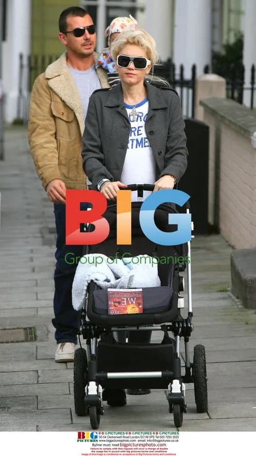 Gwen Stefani and Gavin Rossdale with Son Kingston