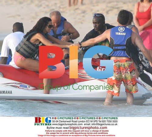 Simon Cowell and Terry Seymour on Caribbean Vacation