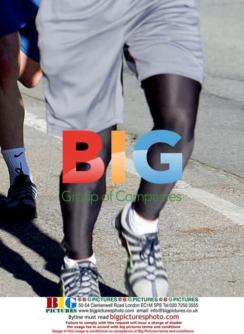 Jake Gyllenhaal Jogging With Friend