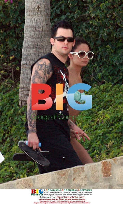 Nicole Richie on Holiday with Joel Madden