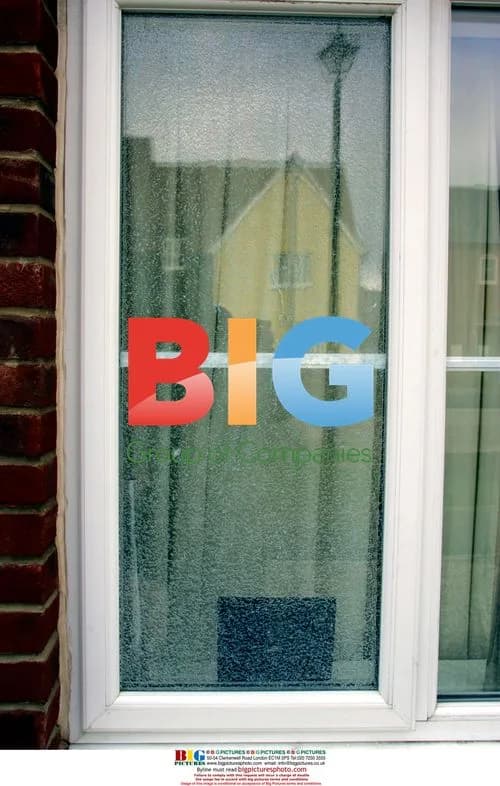 Smashed Window at Jade Goody's Home