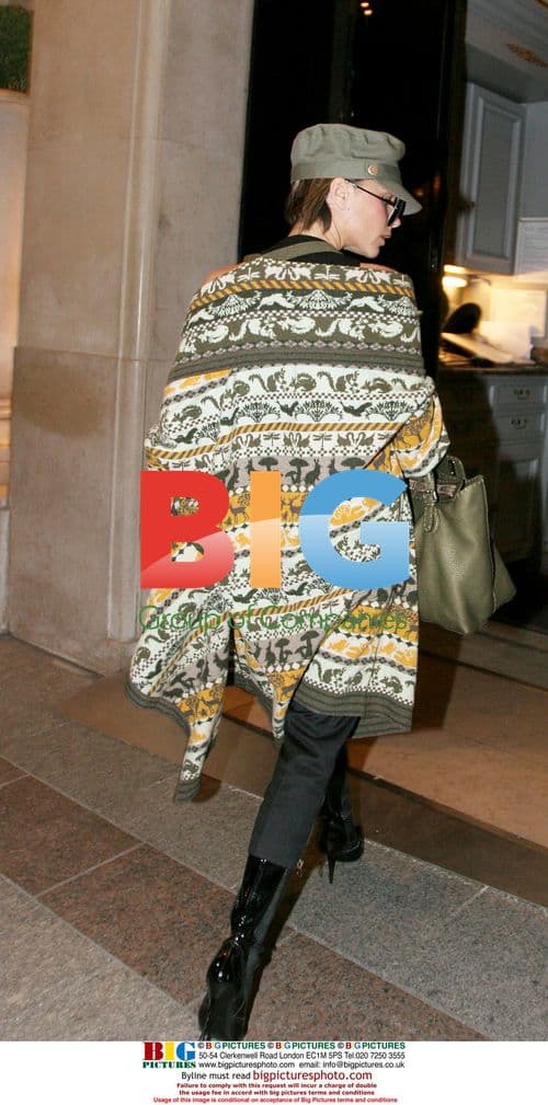 Victoria 'POSH' Beckham arrives at hotel in Paris