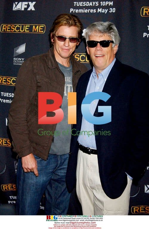 Denis Leary and Petur Tolan at "Rescue Me" Premiere