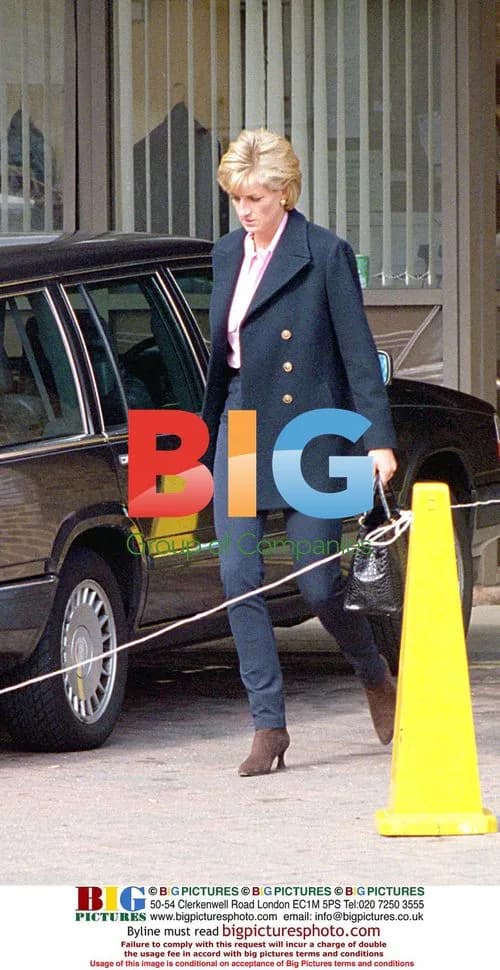Diana, Princess of Wales leaves hospital