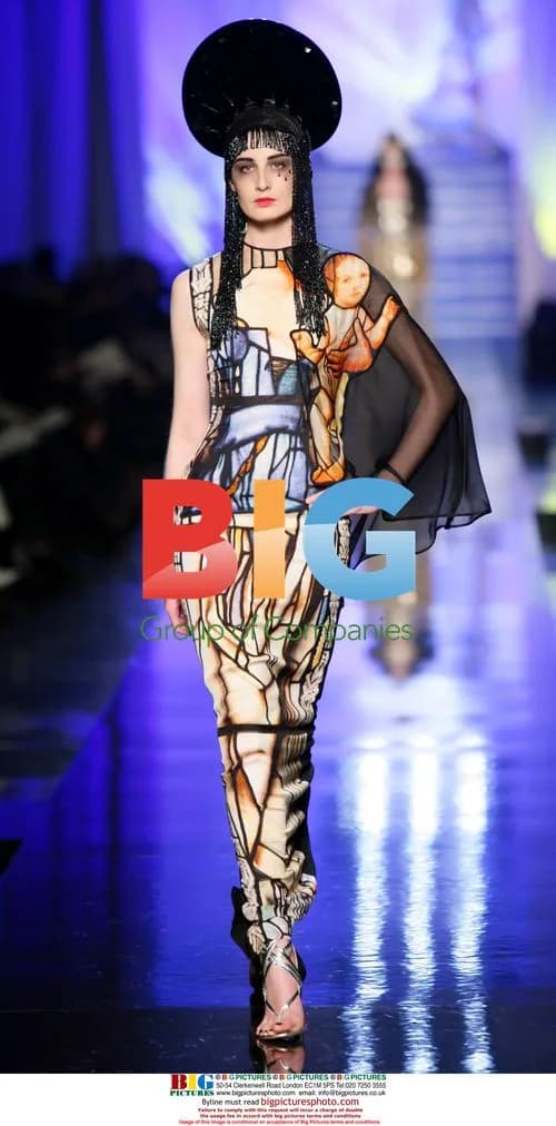 Erin O'Connor Walks Gaultier Runway