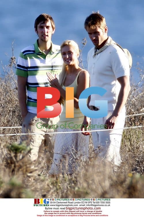 Paris Hilton on 'Hottie and Nottie' Set