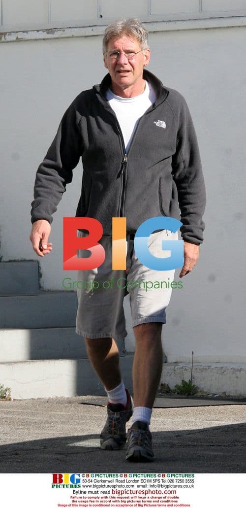 Harrison Ford Workout in Brentwood