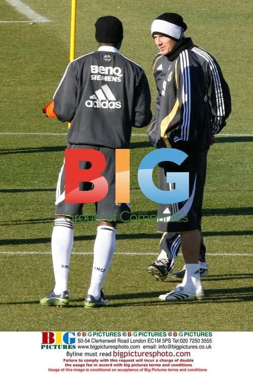 Ronaldo, Cassano, Beckham at Real Madrid Training