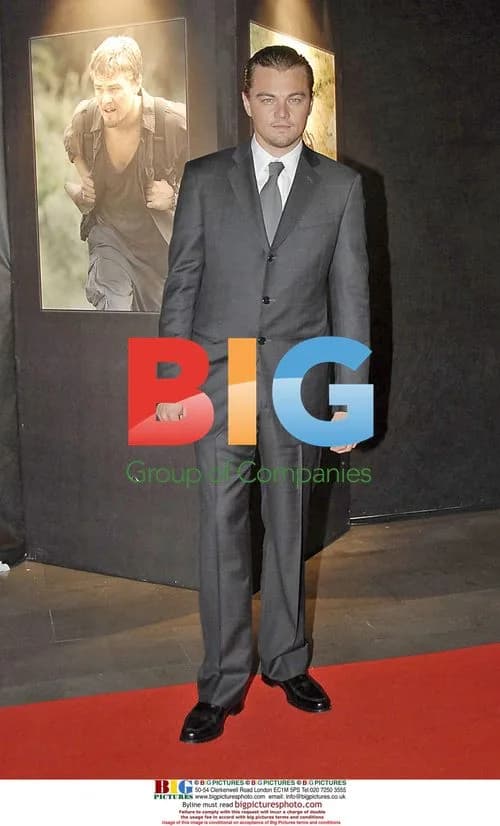 Leonardo DiCaprio at Blood Diamond Rome Premiere