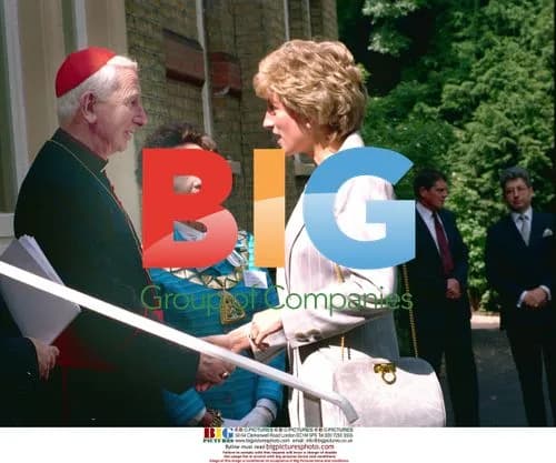 Diana, Princess of Wales Meets Community Leaders